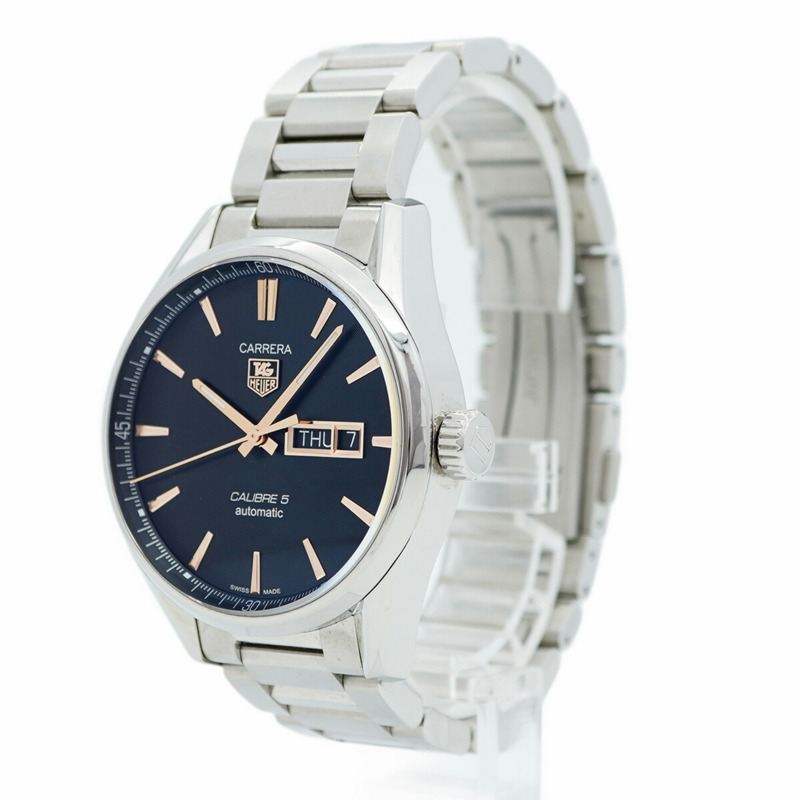 TAG Heuer 豪雅卡萊拉 WAR201C-1 黑色錶盤男士腕錶-2