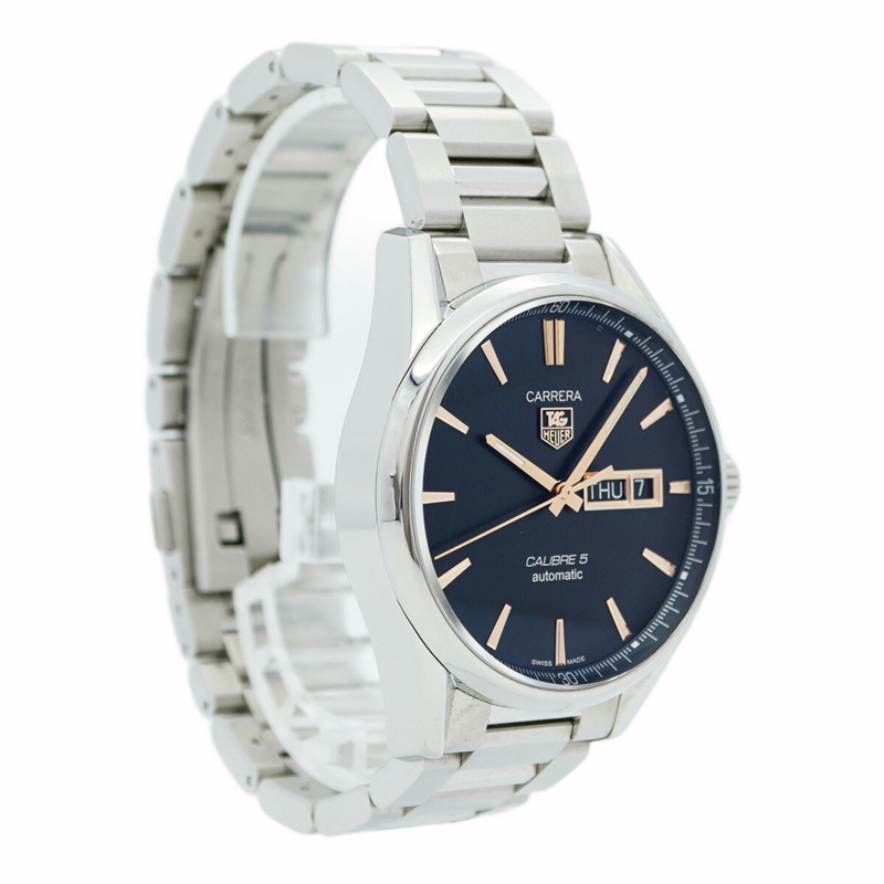 TAG Heuer 豪雅卡萊拉 WAR201C-1 黑色錶盤男士腕錶-3