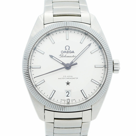 歐米茄星座系列環球霸王130.30.39.21.02.001銀色錶盤男士腕錶