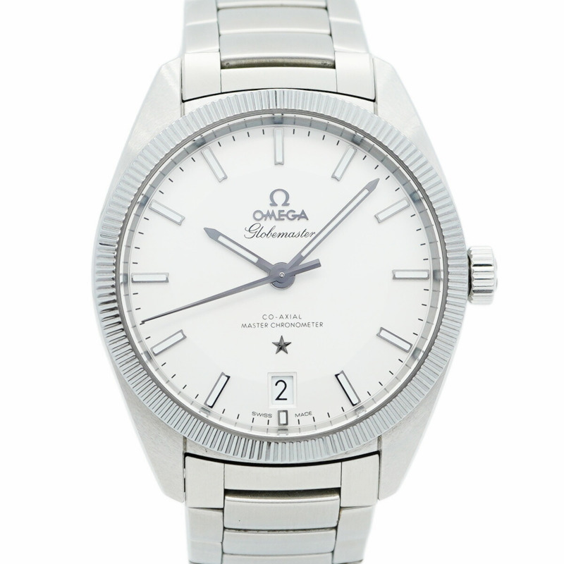 歐米茄星座系列環球霸王130.30.39.21.02.001銀色錶盤男士腕錶-0