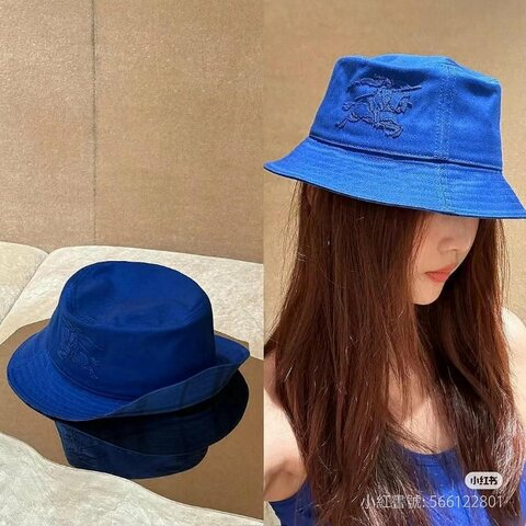 💎Han's house精品服飾💎 Burberry 戰馬 騎士 格紋 漁夫帽 帽子 雙面 男女可帶 現貨 原價14900