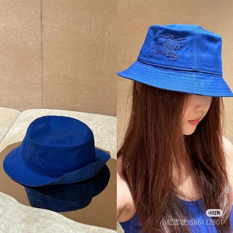 💎Han's house精品服飾💎 Burberry 戰馬 騎士 格紋 漁夫帽 帽子 雙面 男女可帶 現貨 原價14900-0