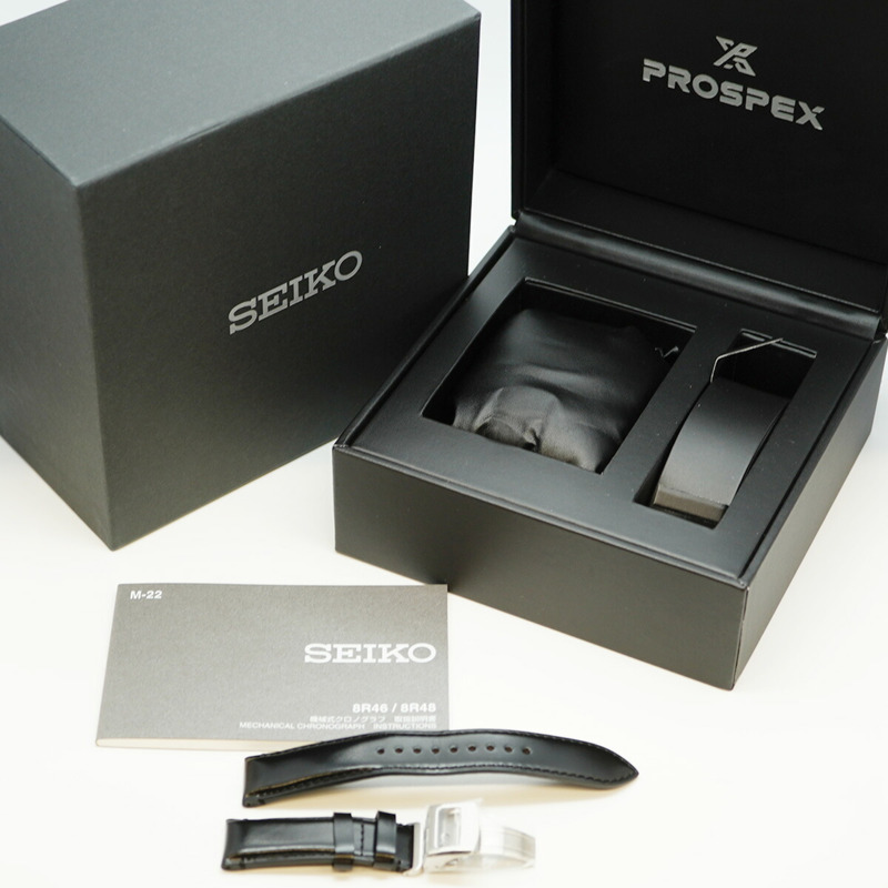 精工 Prospex 8R46-00B0 SBEC017 藍色錶盤男士腕錶-1