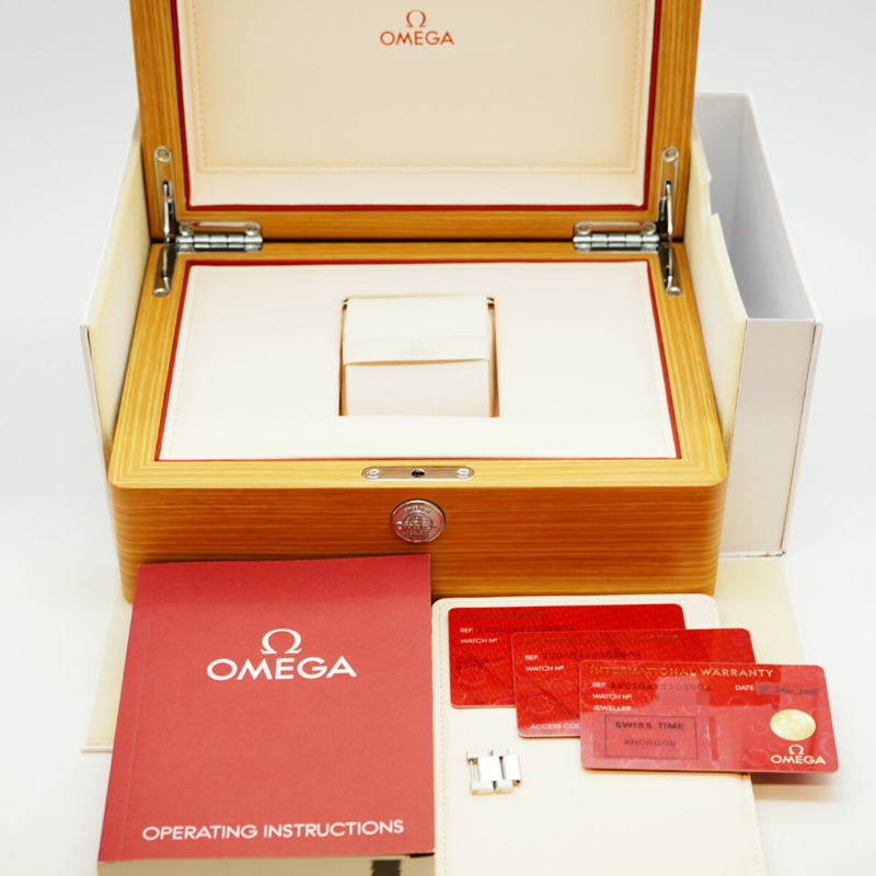 歐米茄海馬系列 220.10.41.21.03.004 藍色錶盤男士腕錶-1