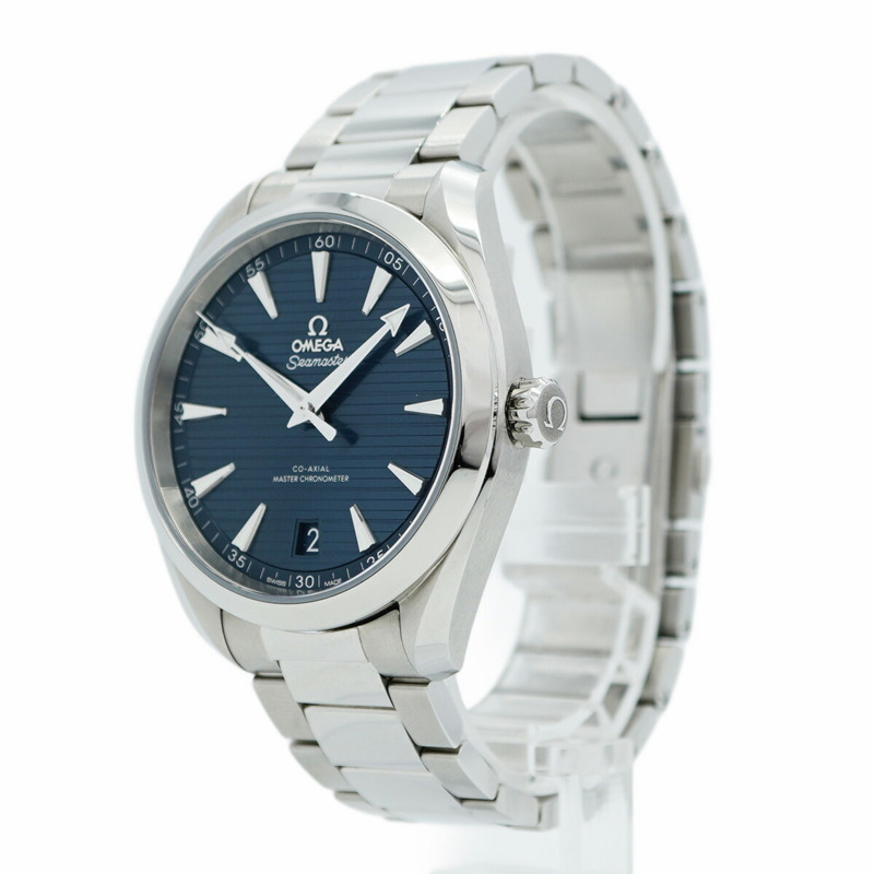 歐米茄海馬系列 220.10.41.21.03.004 藍色錶盤男士腕錶-2