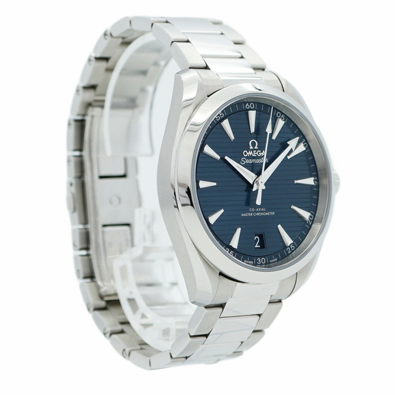 歐米茄海馬系列 220.10.41.21.03.004 藍色錶盤男士腕錶-3