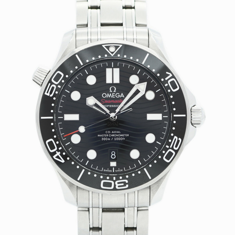 歐米茄海馬系列 210.30.42.20.01.001 黑色錶盤男士腕錶-0