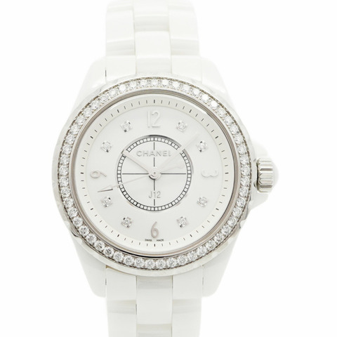 香奈兒 J12 H3110 白色錶盤女錶