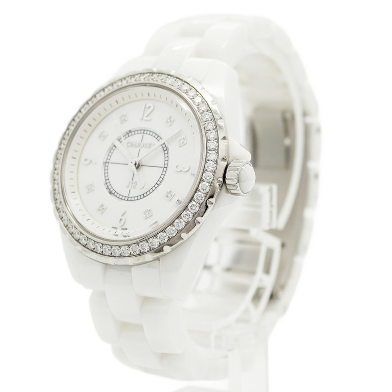 香奈兒 J12 H3110 白色錶盤女錶-1