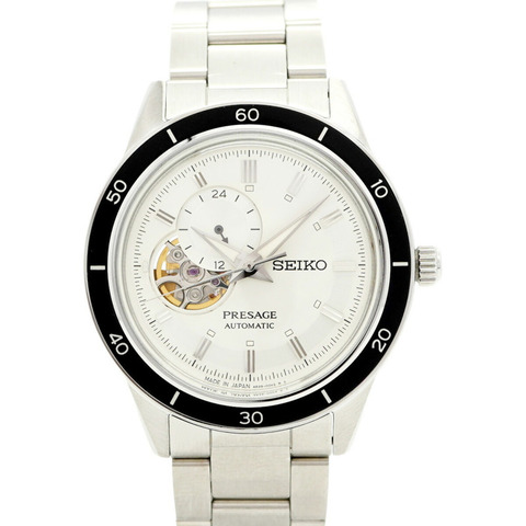 精工 Presage 4R39-00Z0 SARY189 銀色錶盤男士腕錶
