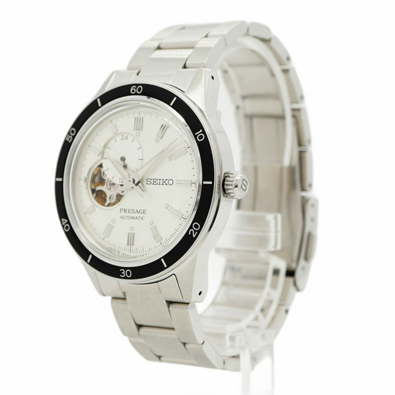 精工 Presage 4R39-00Z0 SARY189 銀色錶盤男士腕錶-1