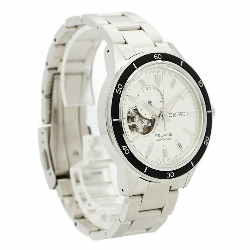 精工 Presage 4R39-00Z0 SARY189 銀色錶盤男士腕錶-2