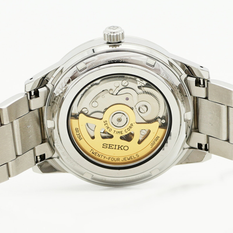 精工 Presage 4R39-00Z0 SARY189 銀色錶盤男士腕錶-4