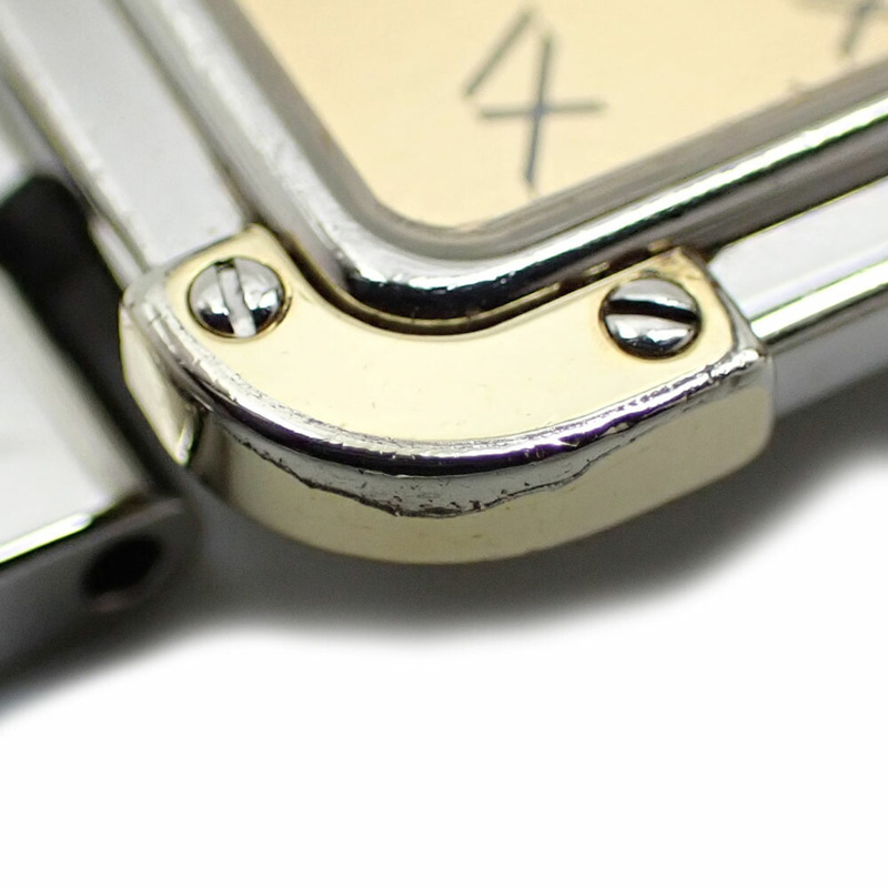 愛馬仕 Croisjour 女士石英錶，不鏽鋼，鍍金，CR1.240 電池供電，A221225-7