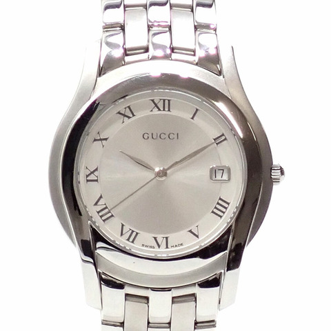 Gucci 男士石英不鏽鋼腕錶 YA055305 電池供電 G-Class A221289