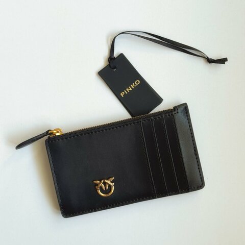 [全新] PINKO 錢包｜卡夾｜黑色｜義大利精品