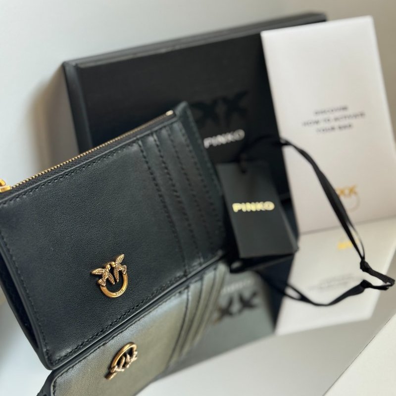 [全新] PINKO 錢包｜卡夾｜黑色｜義大利精品-4