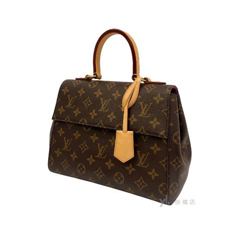 LV包包 原花CLUNY BB雙色背帶兩用包M42738-2