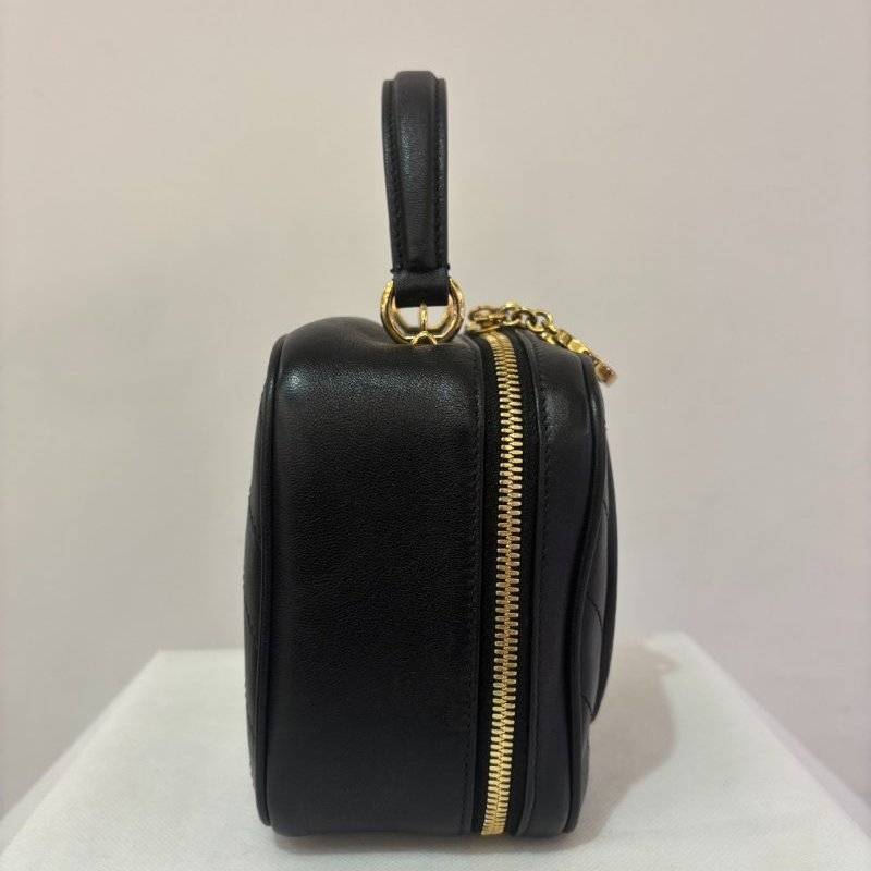 GUCCI Soho 黑牛皮手提相機二用包-2