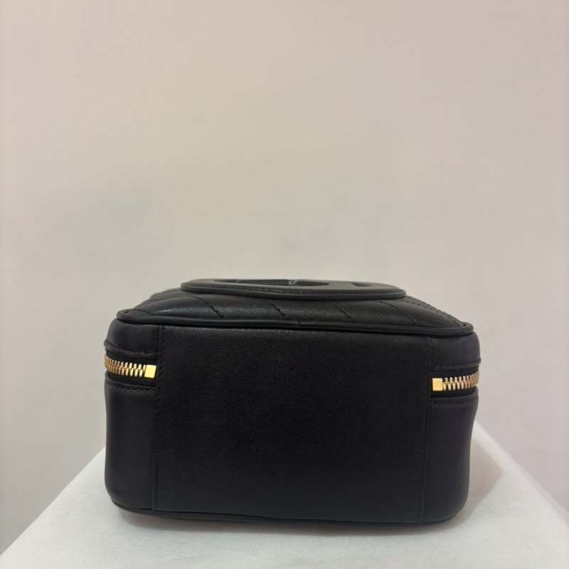 GUCCI Soho 黑牛皮手提相機二用包-6