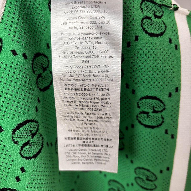 ::GUCCI:: 黑綠滿版雙G花紋 拉鍊背心 上衣 可單穿L號-30