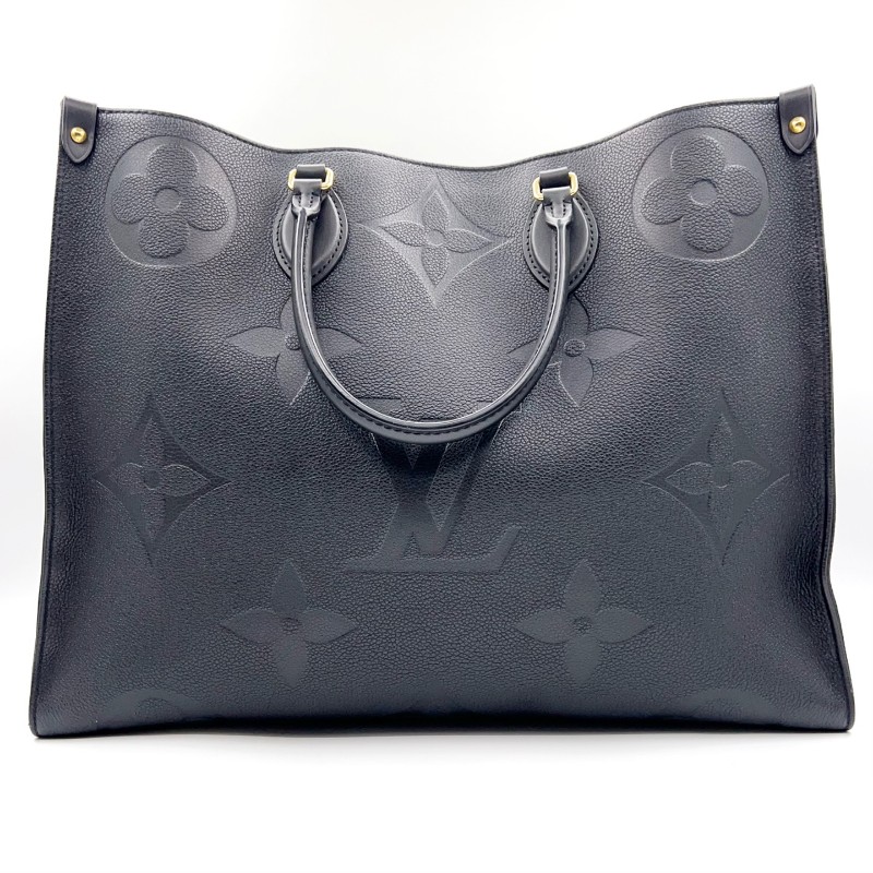 LV onthego 大號 黑色牛皮 tote 手提包-1