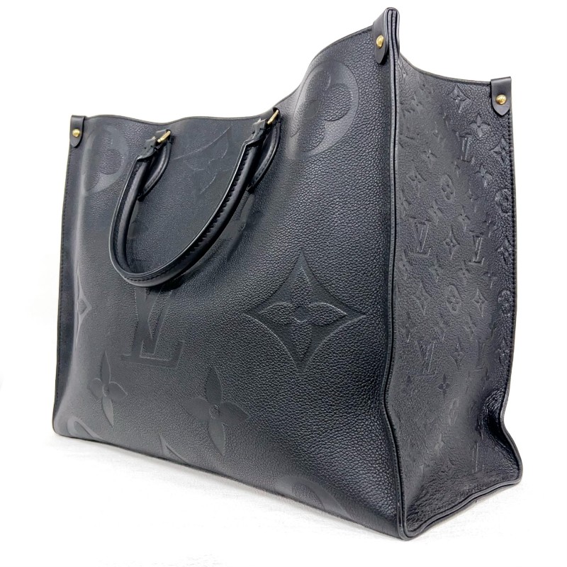 LV onthego 大號 黑色牛皮 tote 手提包-2