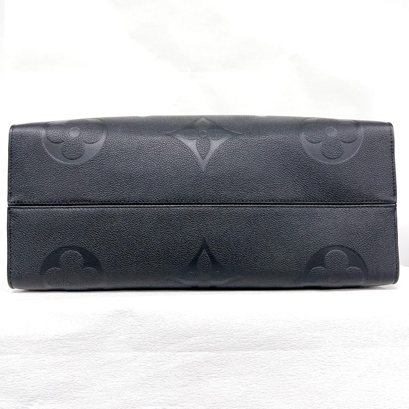 LV onthego 大號 黑色牛皮 tote 手提包-4