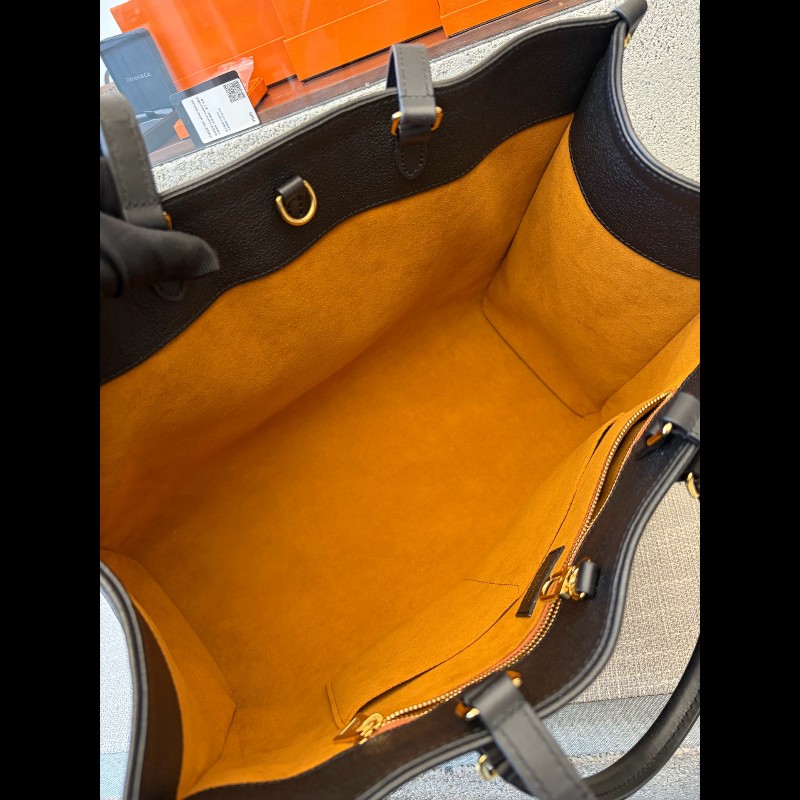 LV onthego 大號 黑色牛皮 tote 手提包-14