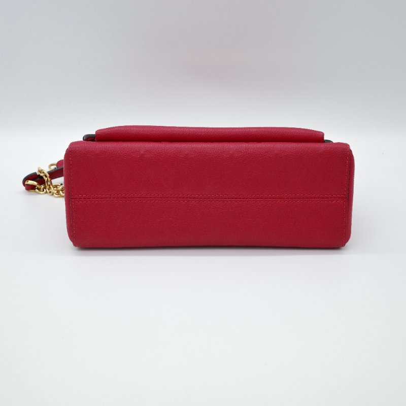 Louis Vuitton 路易威登 Vavin BB 紅色 牛皮 字母壓紋 皮革肩背包-8