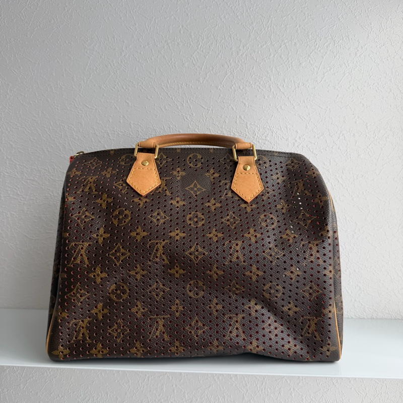 LV老花雷射洞洞speedy30特殊款鏤空-1