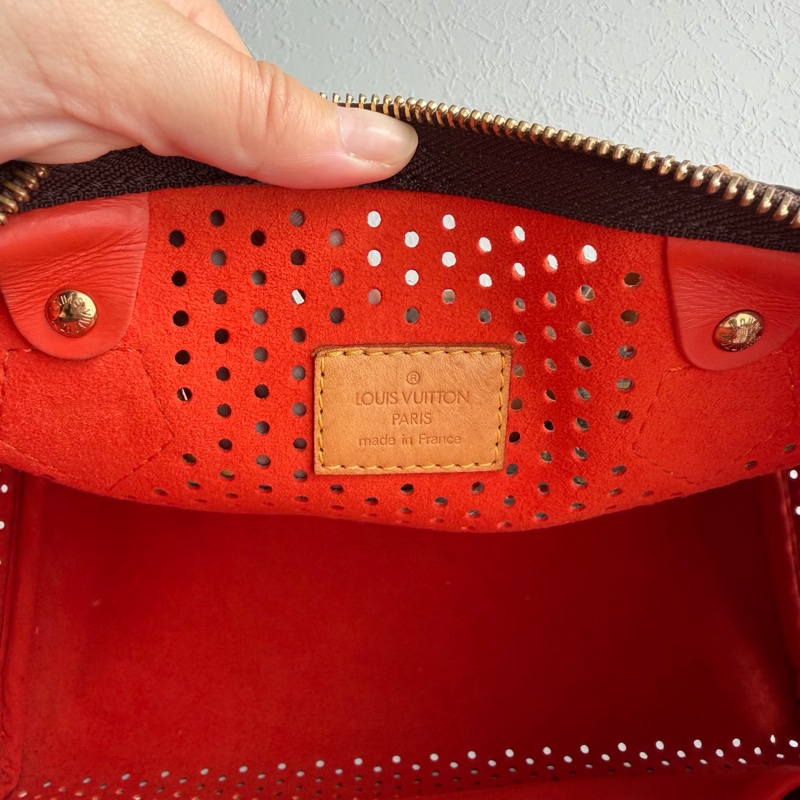 LV老花雷射洞洞speedy30特殊款鏤空-15