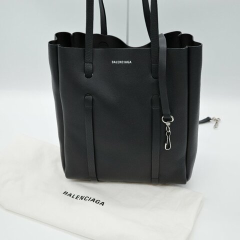 BALENCIAGA 巴黎世家 EVERYDAY  黑色 牛皮 可斜背兩用包附小包 &鏡手提