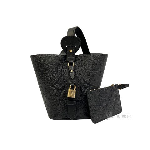 LV包包 All In BB黑色牛皮壓紋手提/斜背包M13480-0