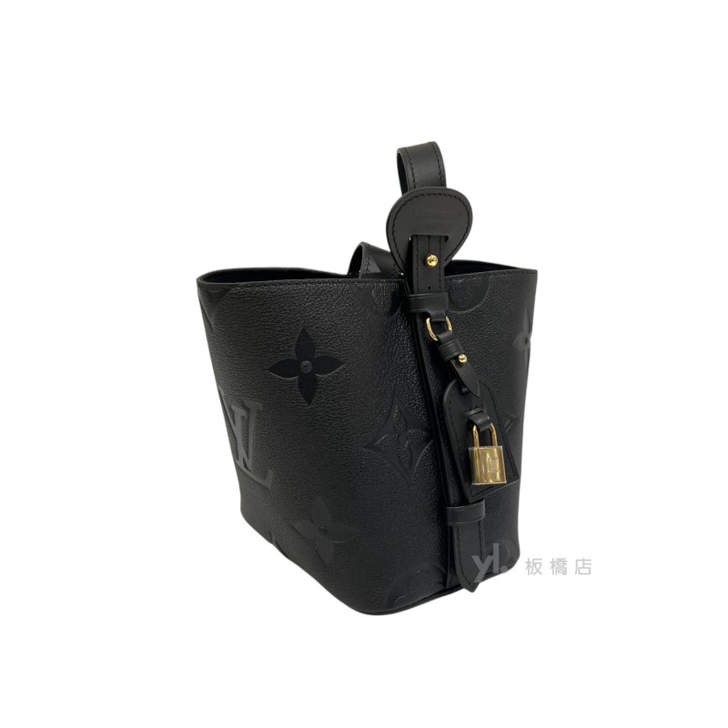 LV包包 All In BB黑色牛皮壓紋手提/斜背包M13480-2