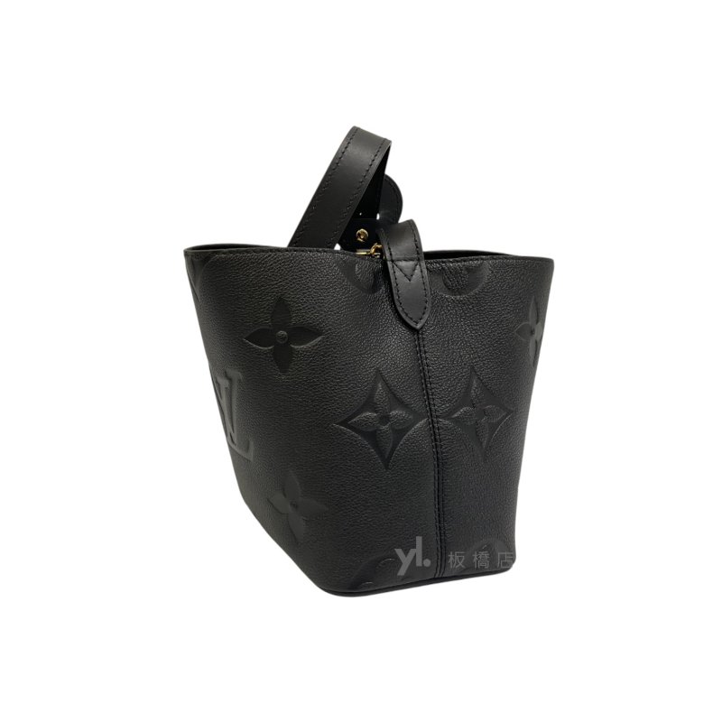 LV包包 All In BB黑色牛皮壓紋手提/斜背包M13480-3