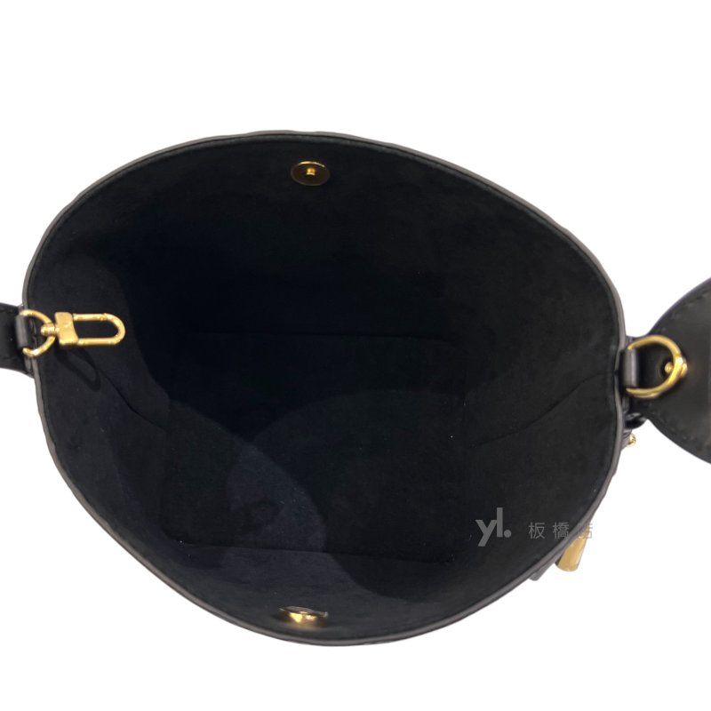 LV包包 All In BB黑色牛皮壓紋手提/斜背包M13480-5