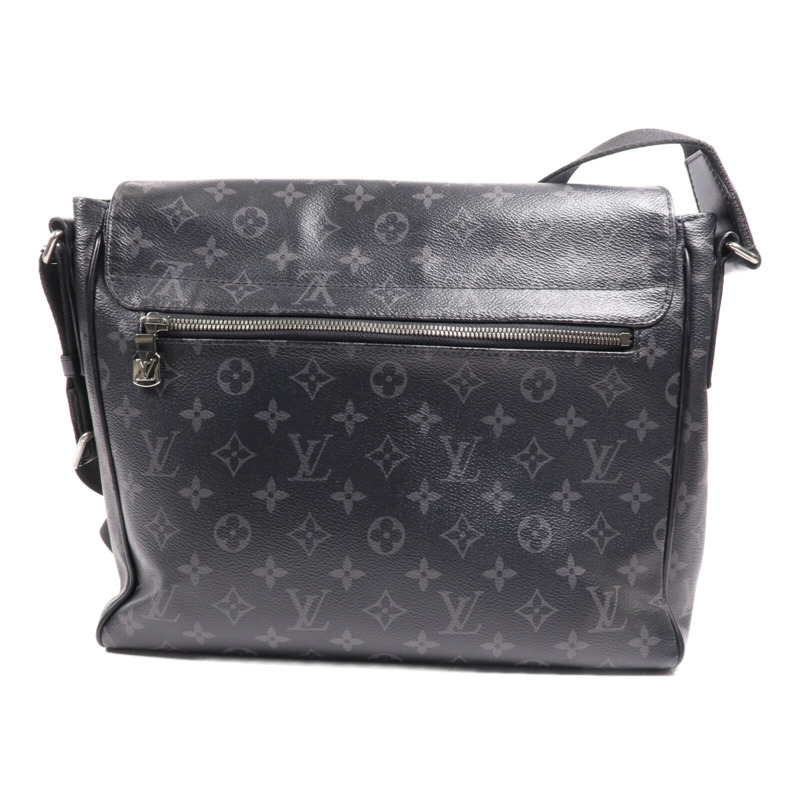 LOUIS VUITTON Monogram Eclipse District PM銀扣肩背袋-1