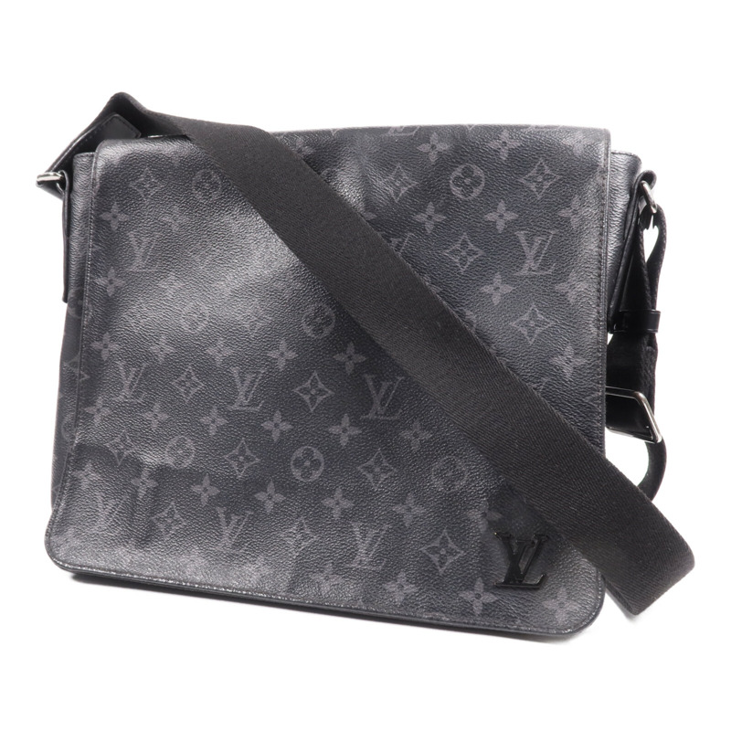 LOUIS VUITTON Monogram Eclipse District PM銀扣肩背袋-2