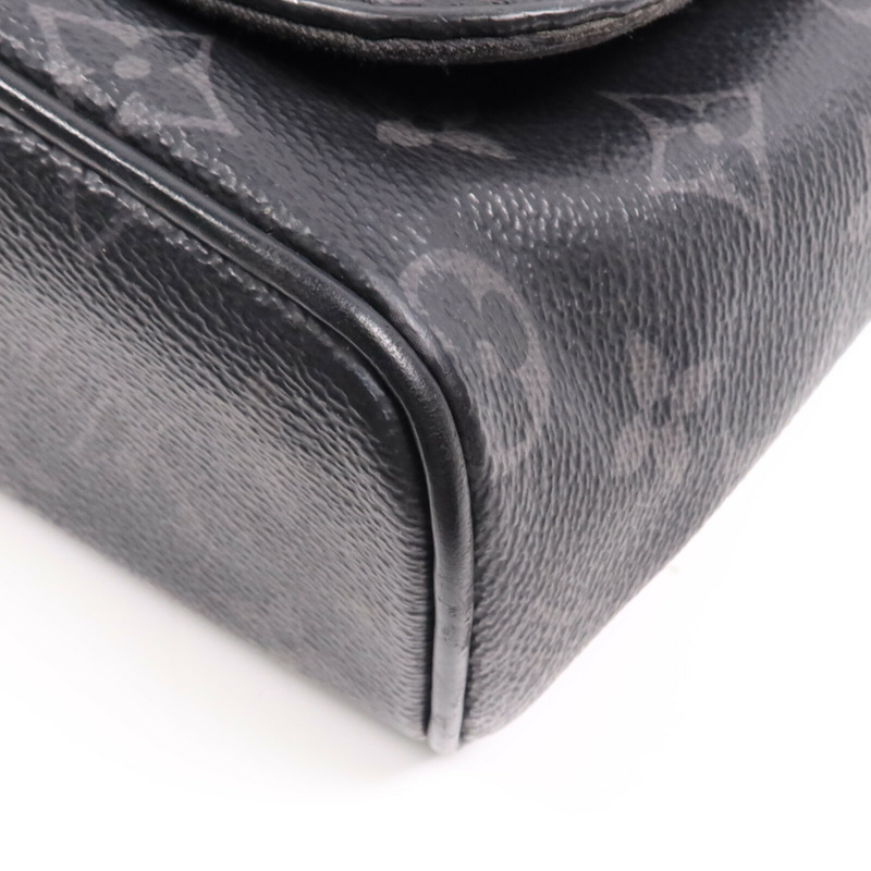 LOUIS VUITTON Monogram Eclipse District PM銀扣肩背袋-4