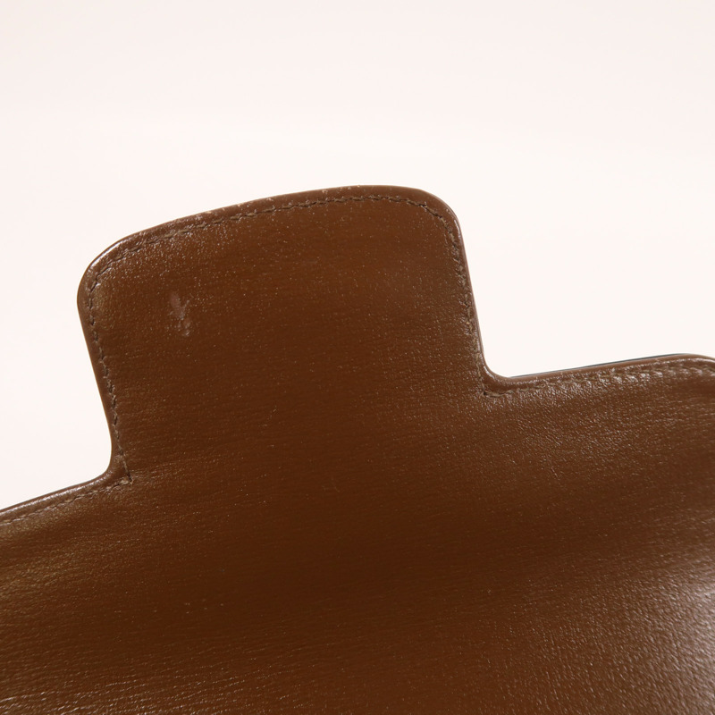 GUCCI 塗層帆布/牛皮皮革Horsebit 1955 Small金扣肩背袋-17