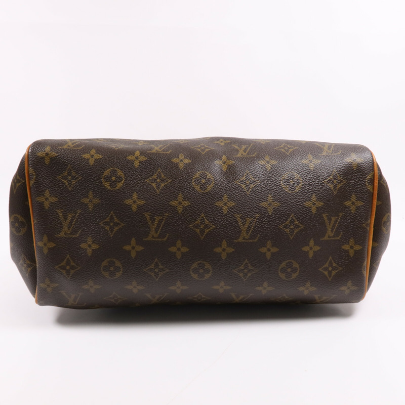 LOUIS VUITTON Monogram Montorgueil PM金扣肩背袋棕色-3
