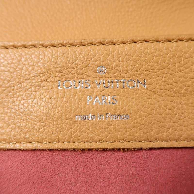 LOUIS VUITTON 皮革Lockme Backpack銀扣背包-5