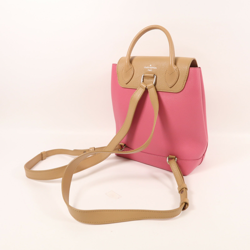 LOUIS VUITTON 皮革Lockme Backpack銀扣背包-8