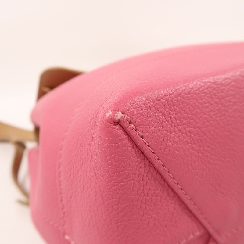 LOUIS VUITTON 皮革Lockme Backpack銀扣背包-12