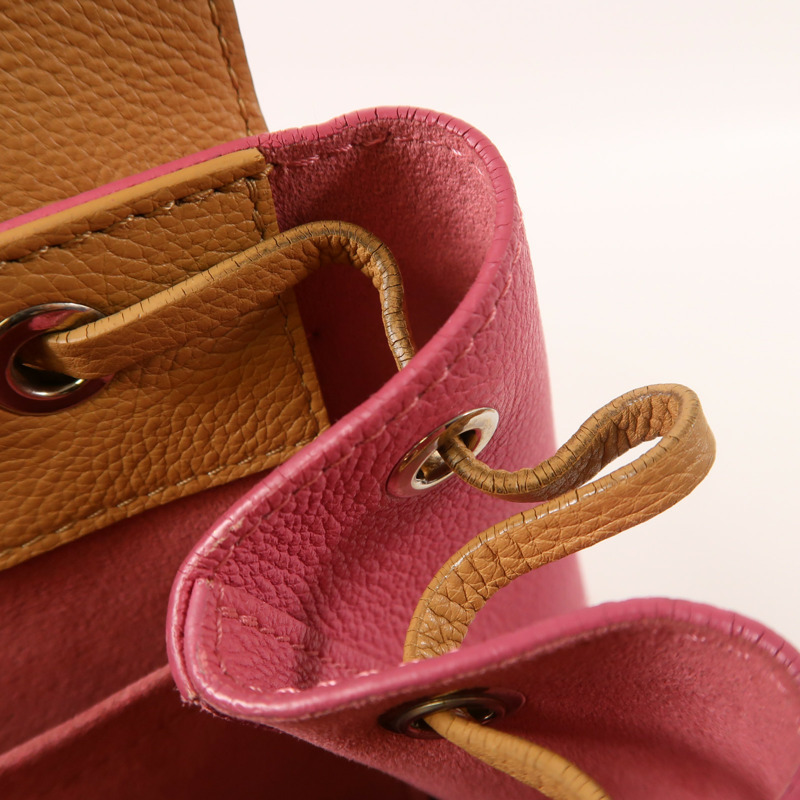 LOUIS VUITTON 皮革Lockme Backpack銀扣背包-17