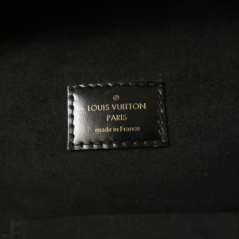 LOUIS VUITTON Monogram Reverse Vanity PM金扣手挽肩背兩用袋棕色-5