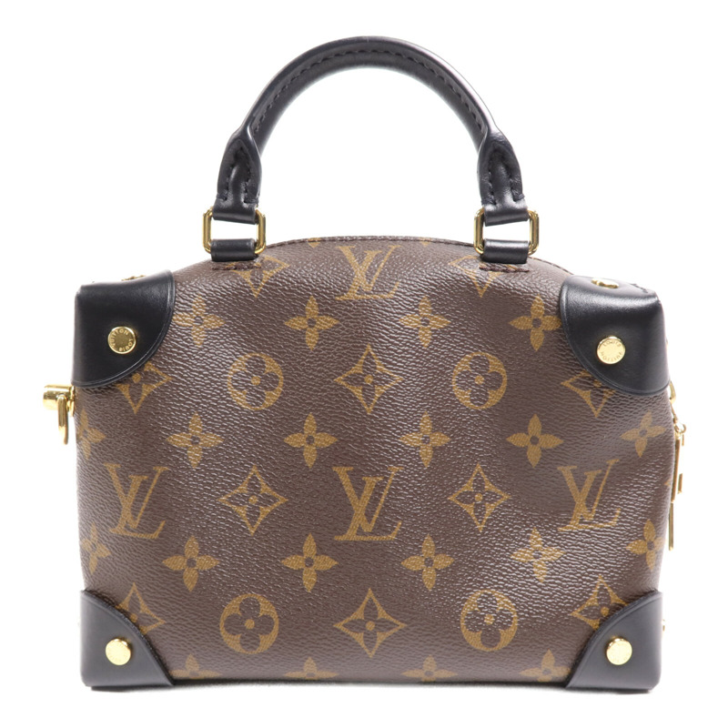 LOUIS VUITTON Monogram Petite Malle Souple金扣手挽肩背兩用袋-1