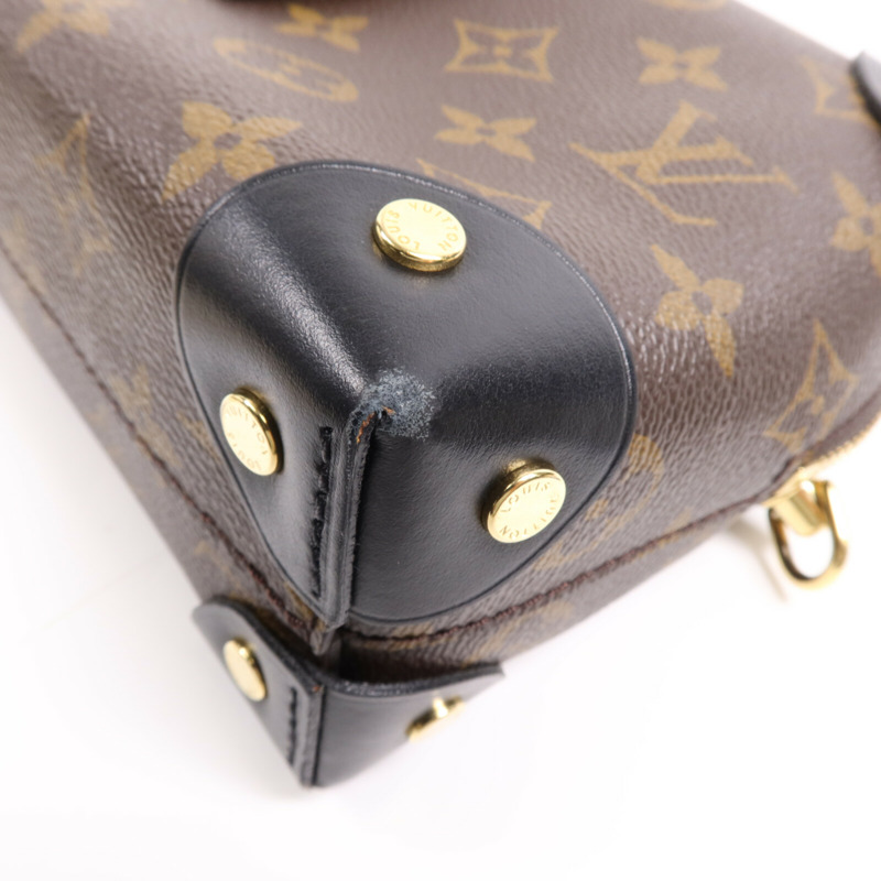 LOUIS VUITTON Monogram Petite Malle Souple金扣手挽肩背兩用袋-4