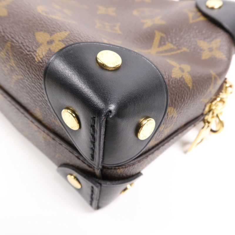 LOUIS VUITTON Monogram Petite Malle Souple金扣手挽肩背兩用袋-6